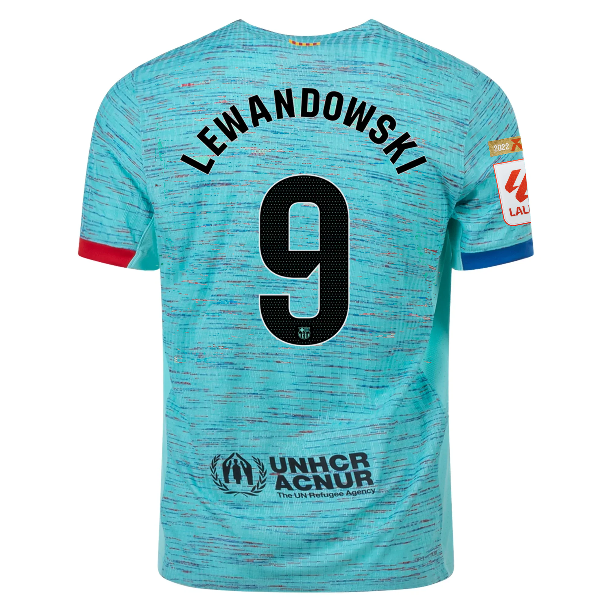 Nike Barcelona Authentic Robert Lewandoski Match Vaporknit Third Jersey w/ La Li