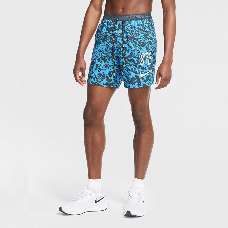 Image of Nike Stride Wild Run Dri-FIT Unlined Woven Breathable Running Shorts Light Blue