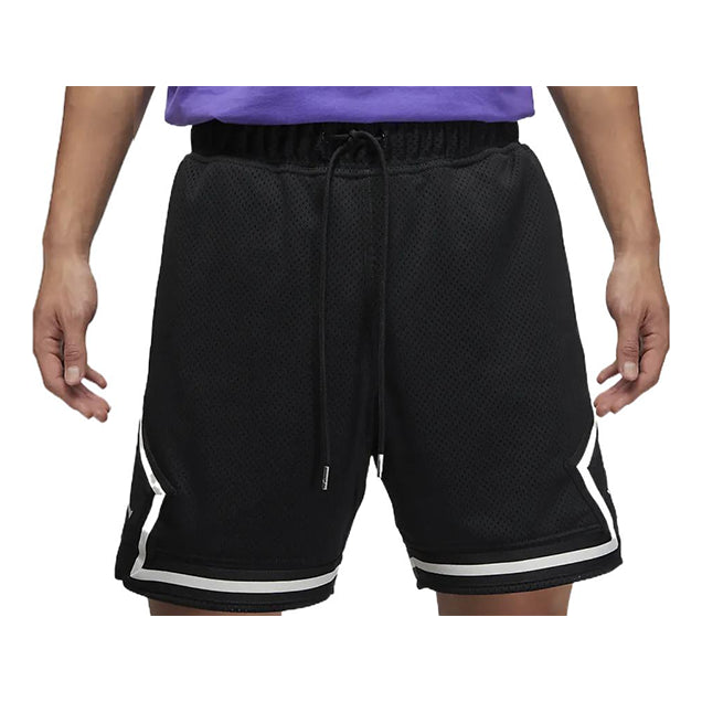 Image of Men's Air Jordan SS22 Casual Mesh Straight Loose Black Shorts DM1369-010