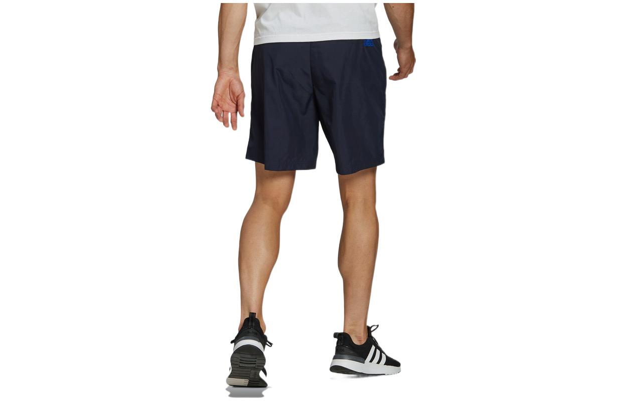 Image of Herren adidas Einfarbiges Logo Gerade Freizeit Sport Shorts Blau HE4307
