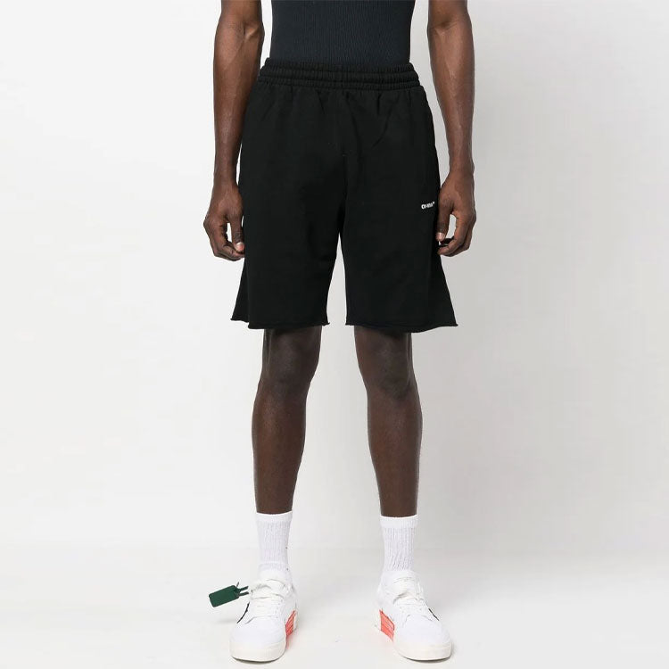 Image of Off-White Diag Striped Shorts OMCI006C99FLE0091001