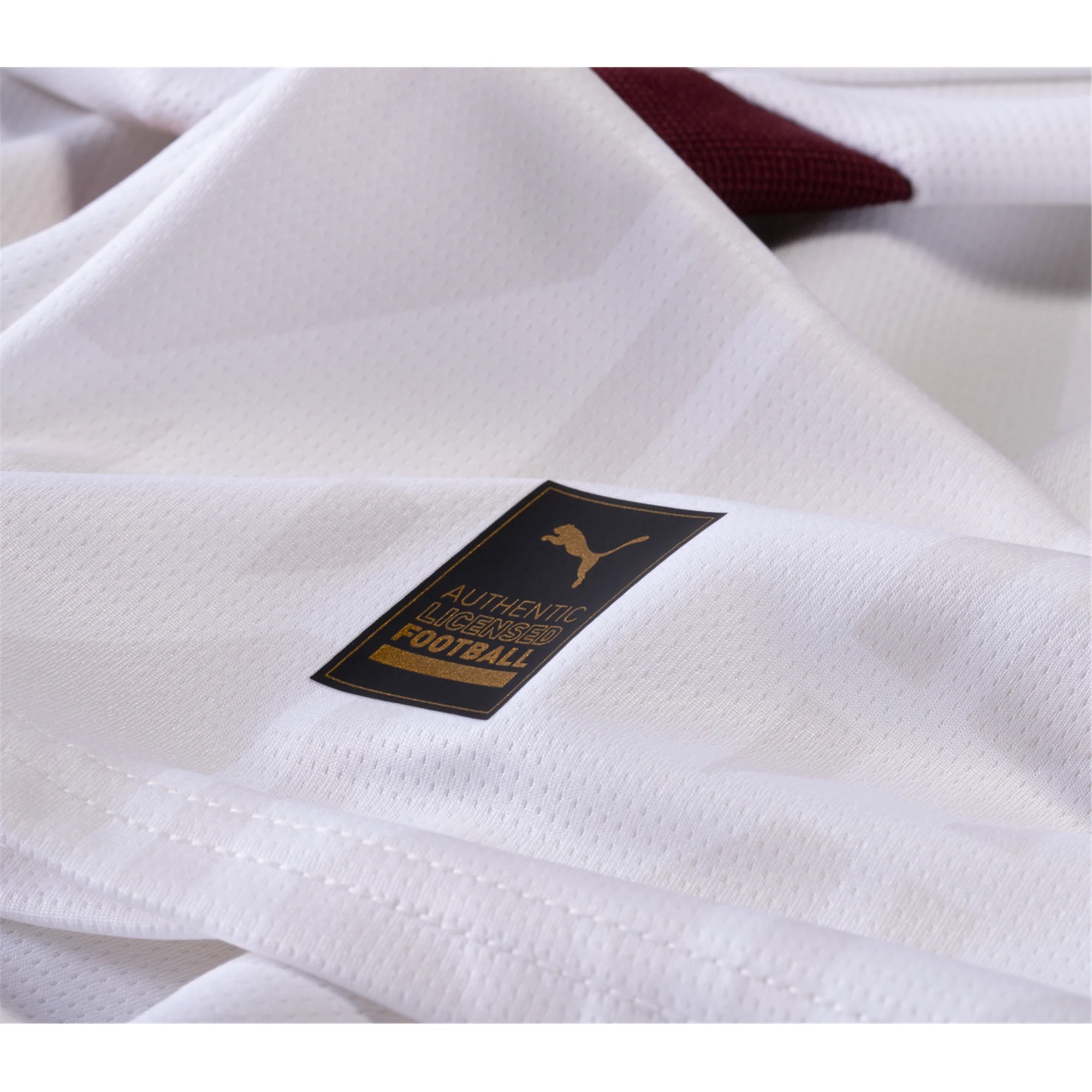 Image of Puma Manchester City Away Jersey 23/24 (Puma White/Aubergine)