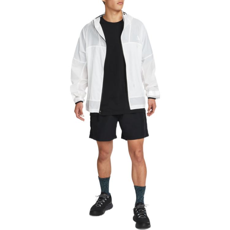Image of Men's Nike ACG Alphabet Solid Color Breathable Casual Sports Shorts Black CZ6704