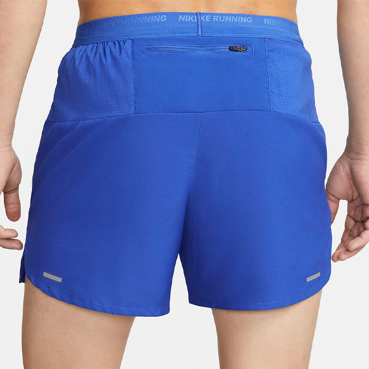 Men's Nike Solid Color Logo Printing Casual Sports Shorts Blue DM4756-480