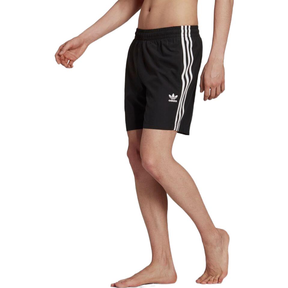 Image of adidas originals Logo Adicolor shorts 'Black' H06701