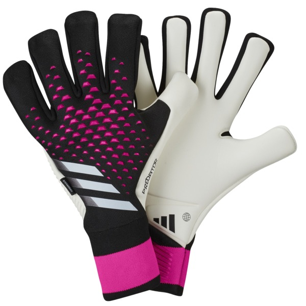 Adidas Predator Pro Fingersaver Goalkeeper Gloves (Core Black/Team Shock Pink)