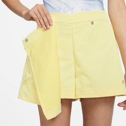 Image of (WMNS) Nike Sportswear Tech Pack High-rise Skort 'Lemon Chiffon Alabaster' DV849