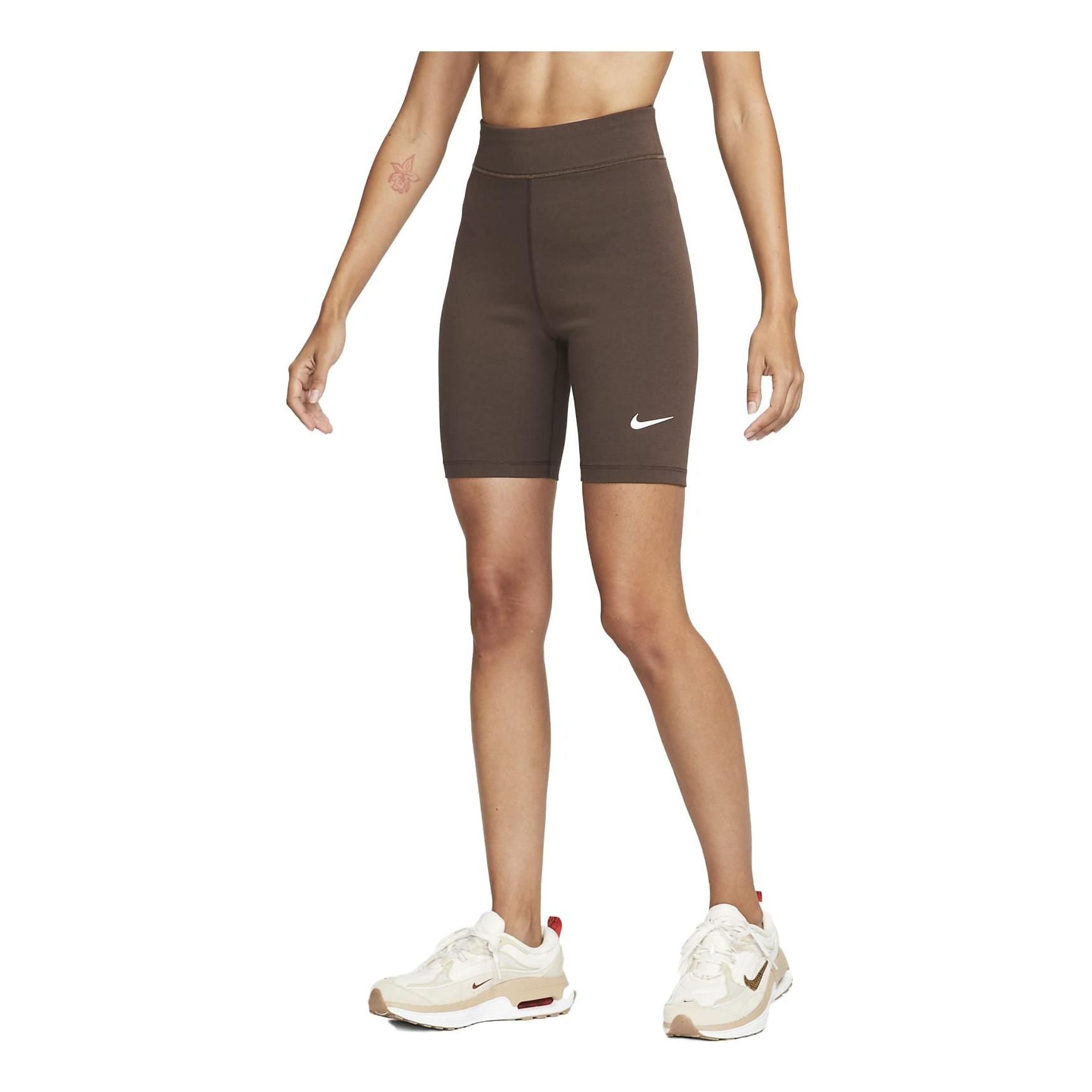 (WMNS) Nike Sportswear Leg-A-See Bike Shorts 'Brown' DV7798-237