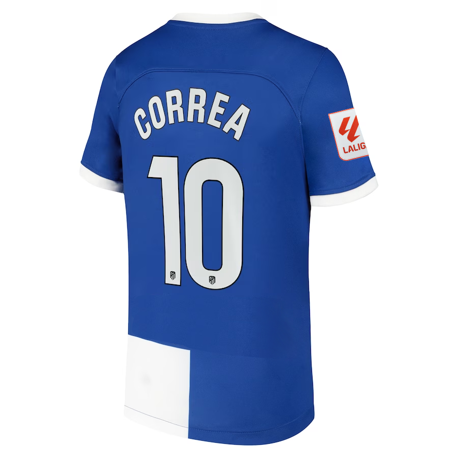 Nike Atletico Madrid Angel Correa Away Jersey w/ La Liga Patch 23/24 (Old Royal/
