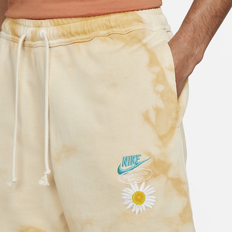 Image of Nike Sportswear French Terry Shorts 'Sanded Gold' DM5016-777