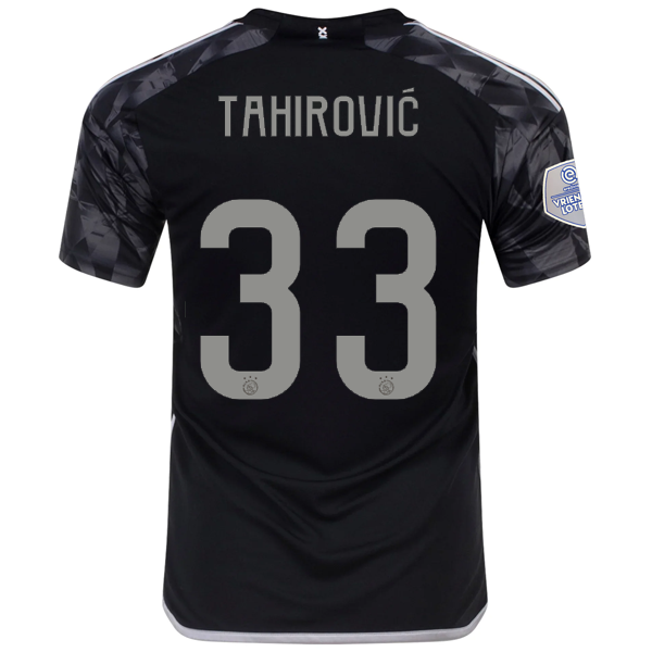 adidas Ajax Benjamin Tahirović Drittes Trikot mit Eredivise League Patch 23/24 (Bla