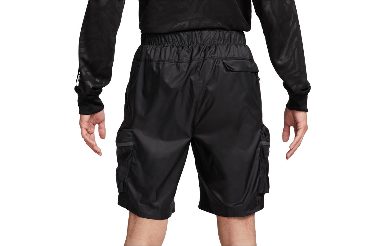 Image of Nike Sportswear Tech Pack Cargo Pocket Shorts 'Black' DX0230-010
