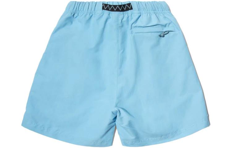Image of Men's Nike Solid Color Belt Detail Straight Shorts Blue CU8891-450