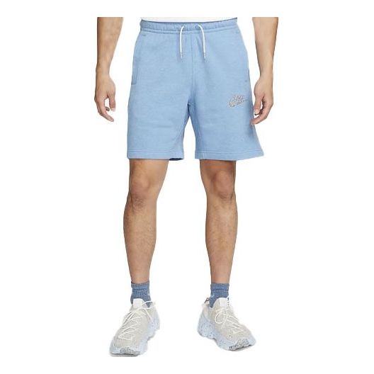 Image of Men's Nike Solid Color Casual Sports Shorts Netherlands Blue DM5636-469