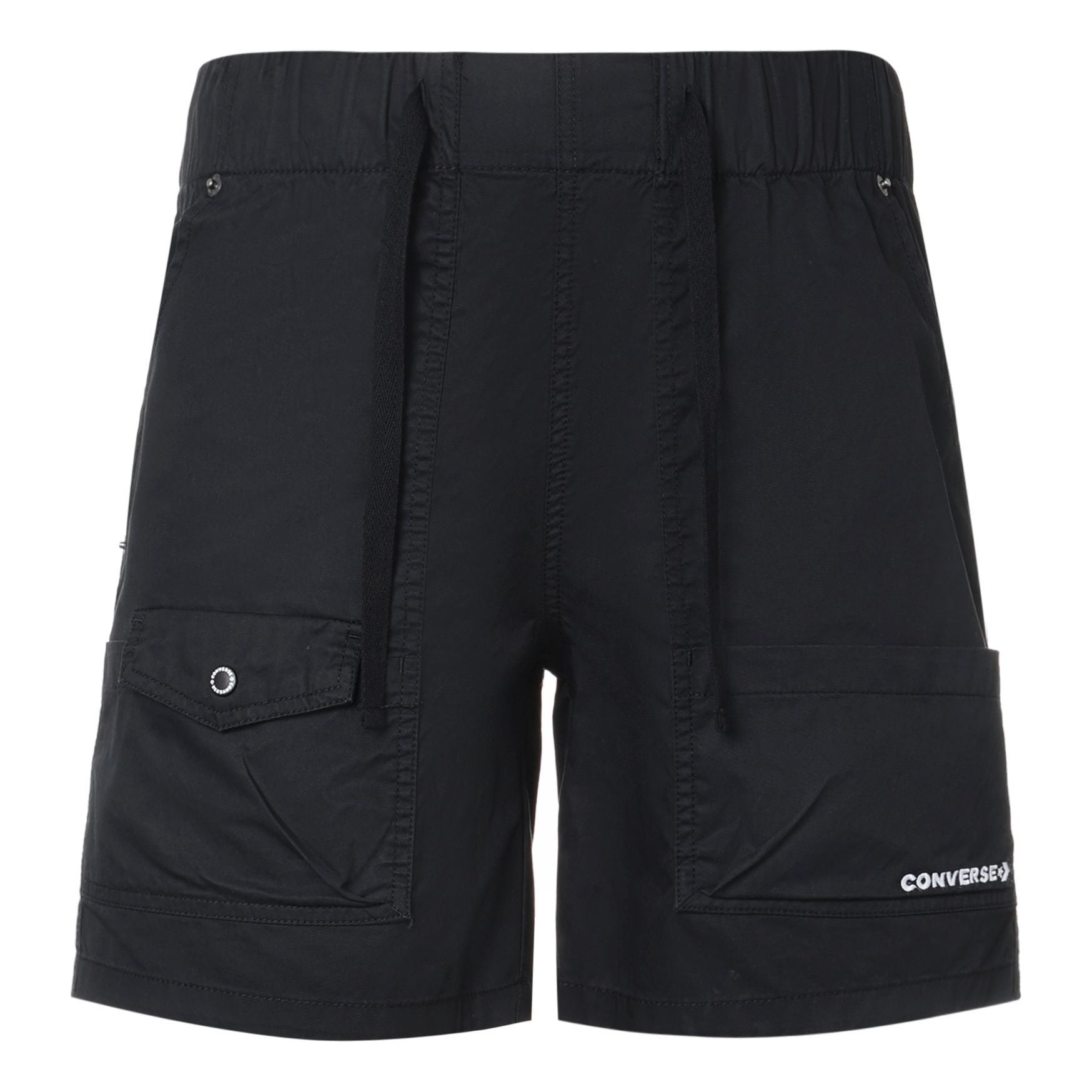 (WMNS) Converse City Beach Shorts 'Black' 10024774-A02