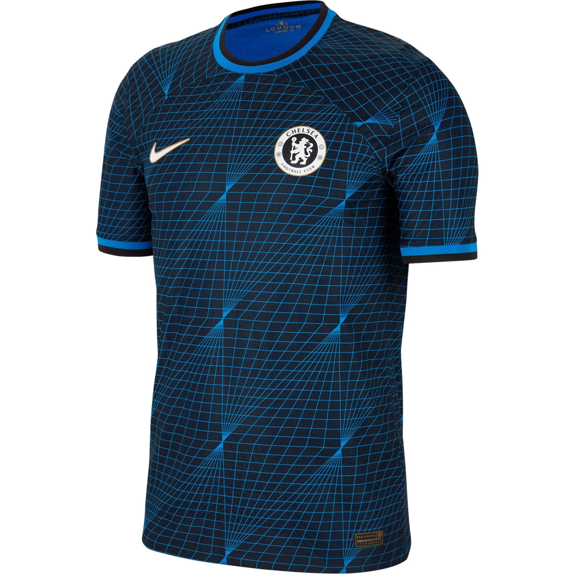 Image of Nike Chelsea Authentic Match Vaporknit Away Jersey 23/24 (Soar/Club Gold)