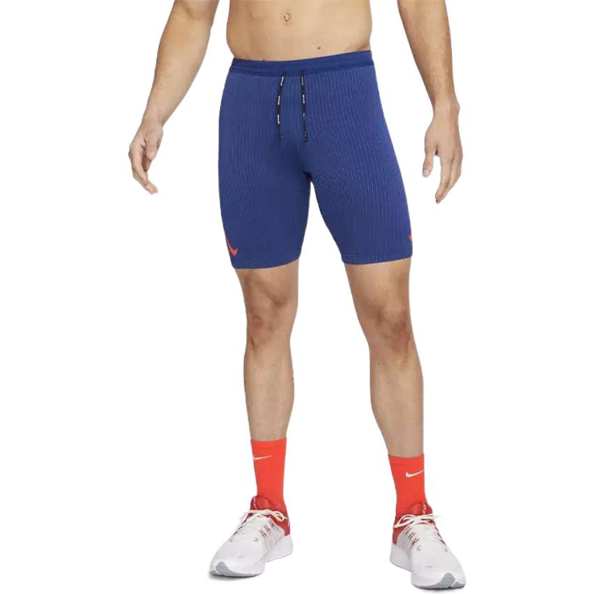 Image of Nike Dri Fit Adv Aeroswift Half Length Racing Tight Blue DM4623-455