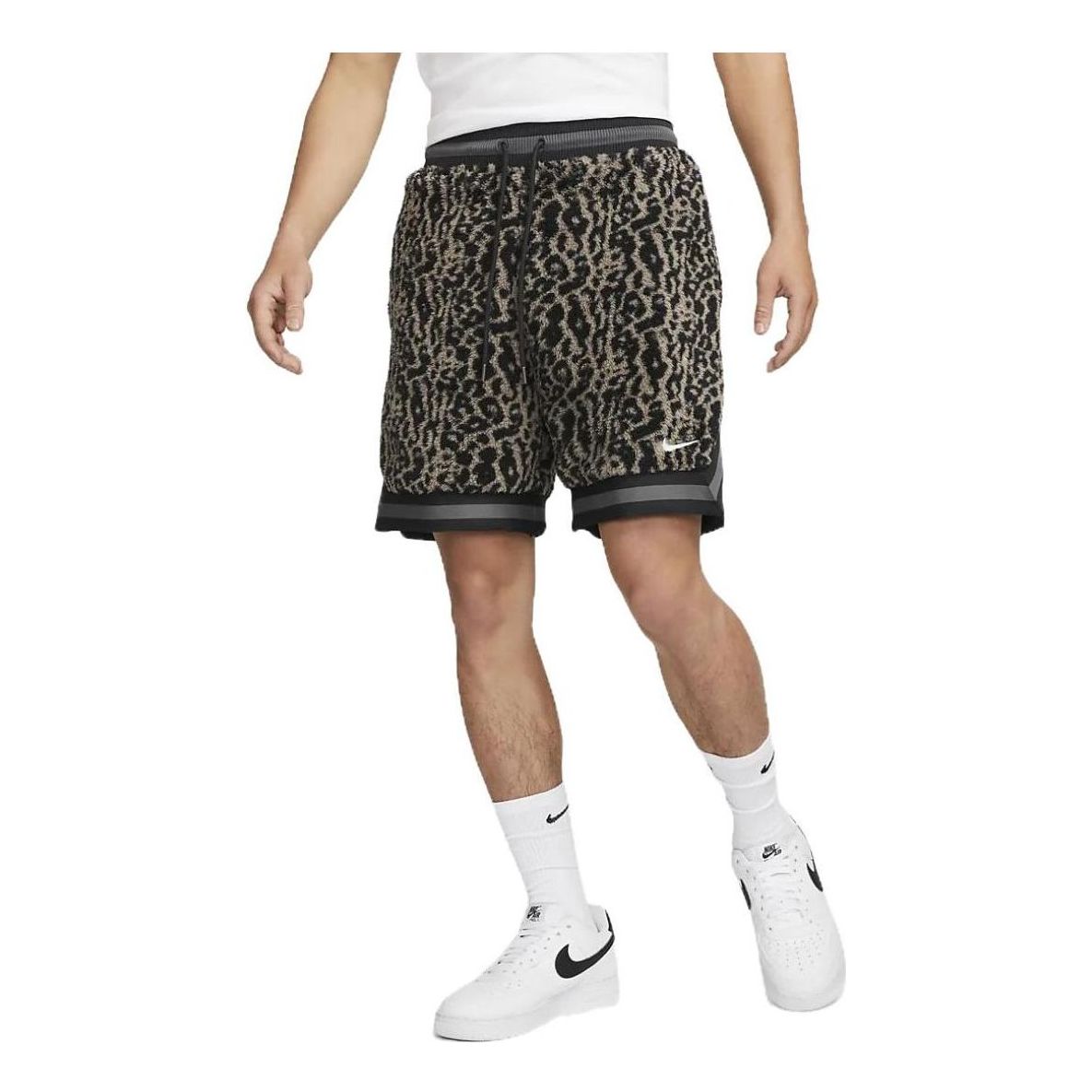 Image of Nike Men's 6' Premium Basketball Shorts 'Brown' DQ6177-087