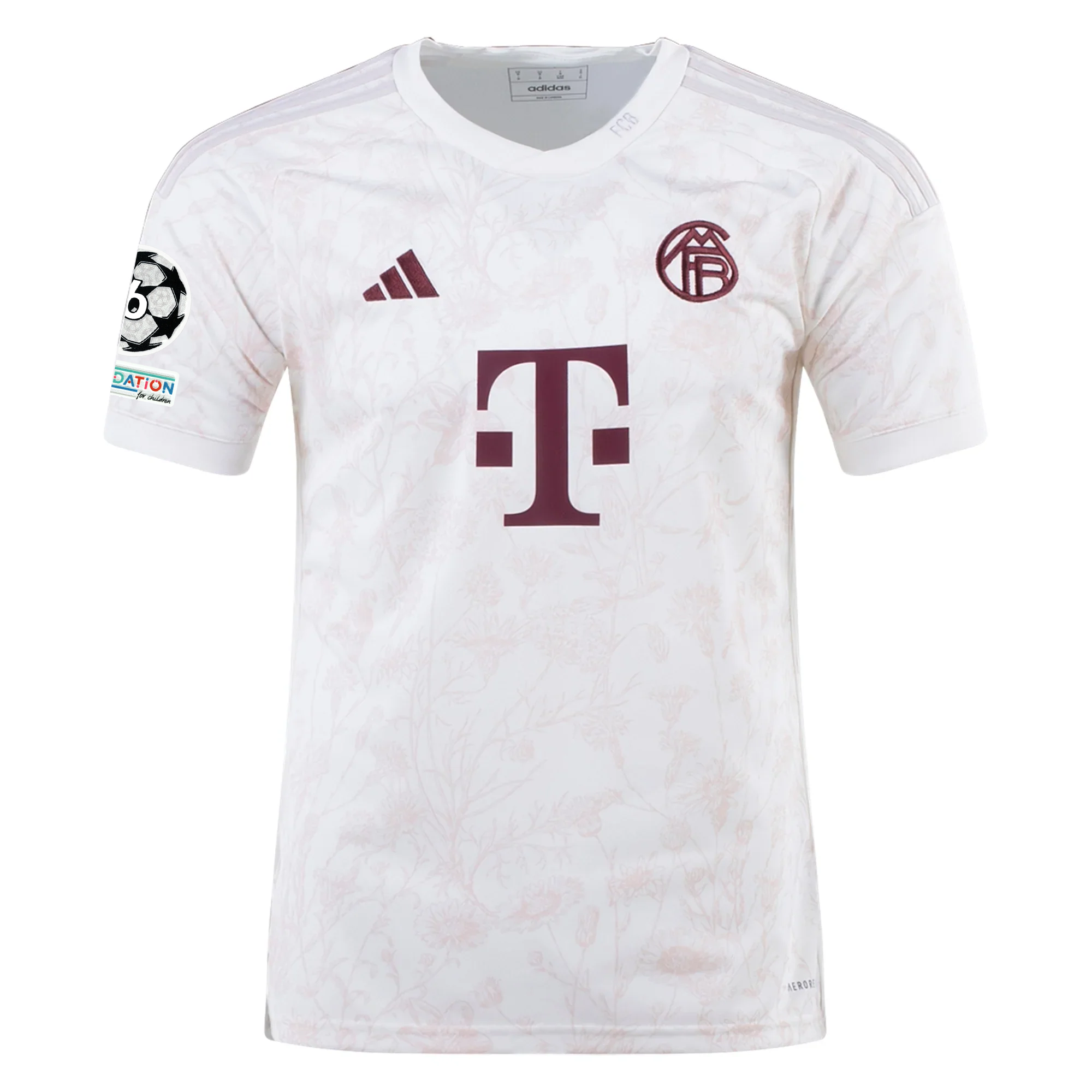 Image of adidas Bayern Munich Serge Gnabry Third Jersey w/ Champions League Patches 23/24