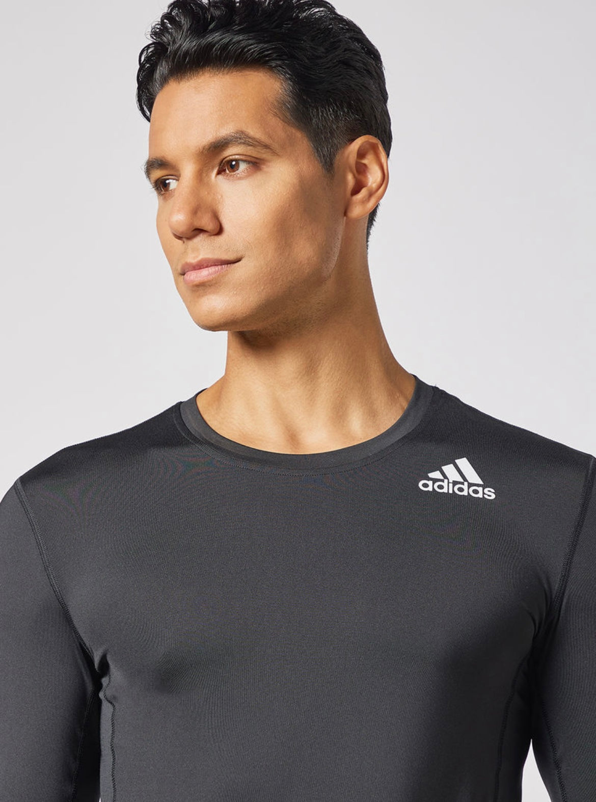 Image of قميص التدريب المتقاطع المضغوط من Adidas Techfit