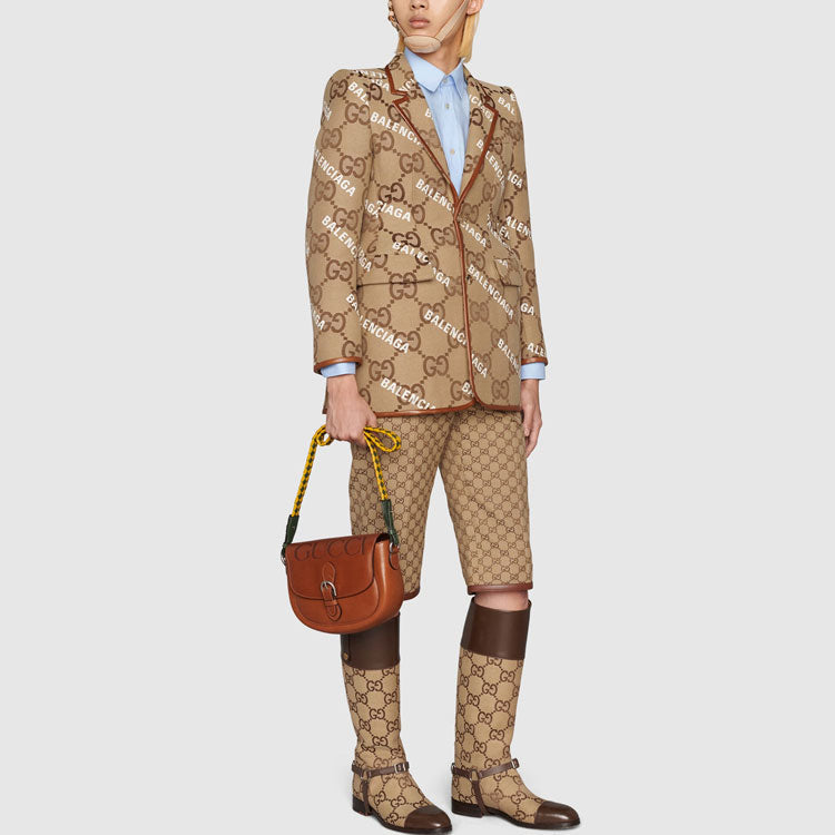 Image of Gucci GG Canvas Tailored Shorts 'Beige' 675281-Z8ASS-2580