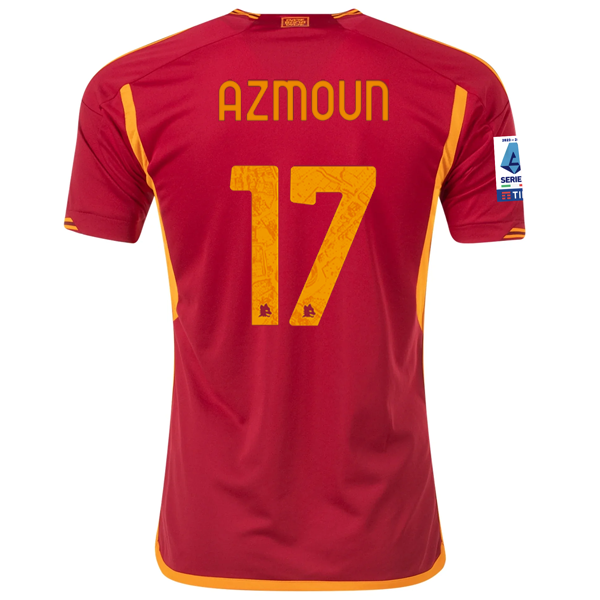 adidas Roma Sardar Azmoun Heimtrikot mit Serie A-Aufnäher 23/24 (Team Victory Red)