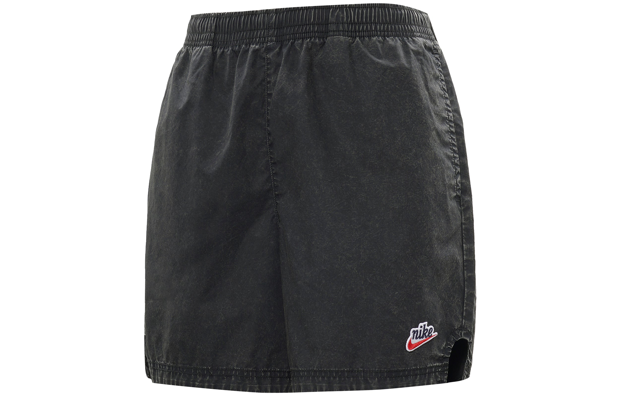 Image of Nike Retro Washed Denim Casual Shorts Black DC1878-010