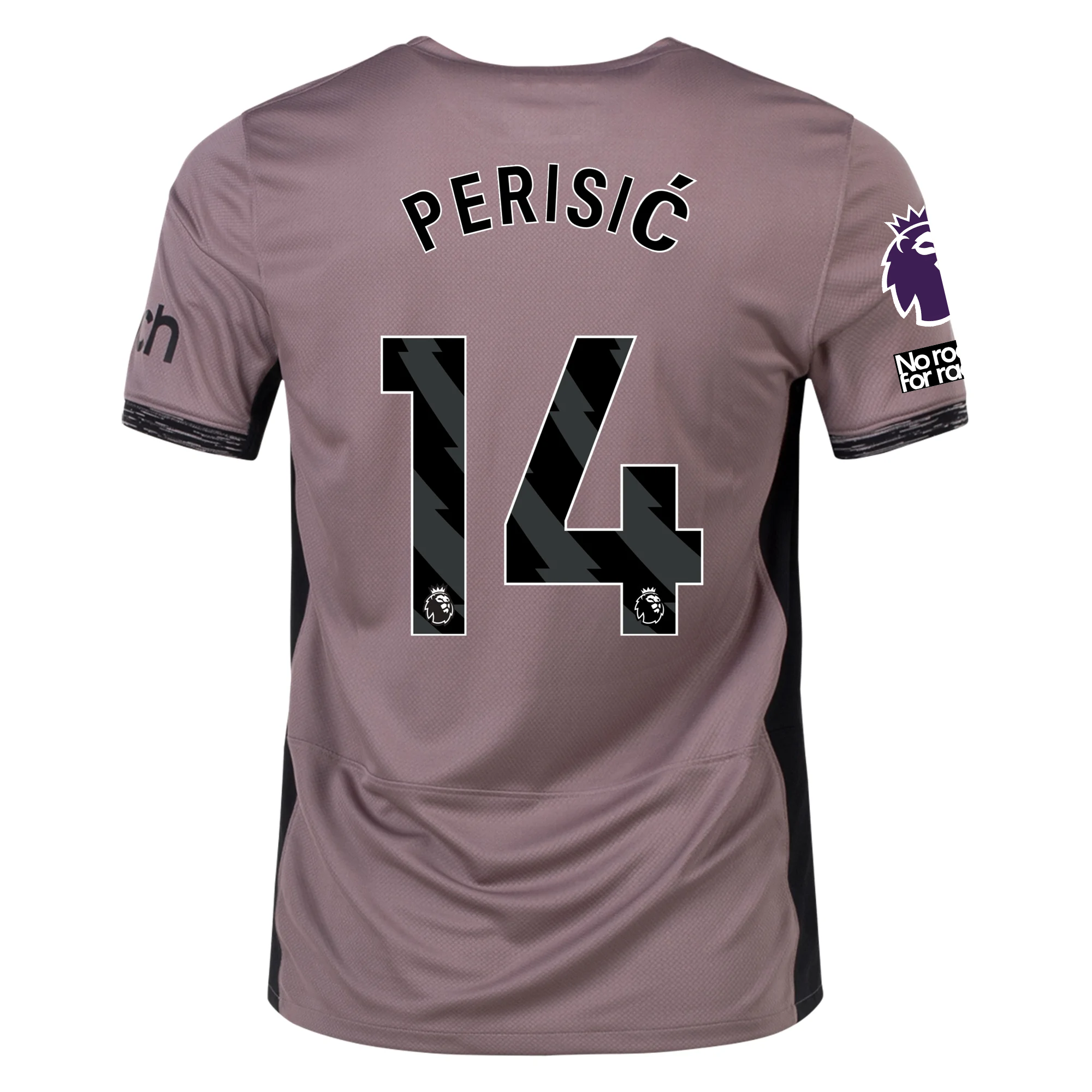 Image of Nike Tottenham Ivan Perisic Third Jersey w/ EPL + No Room For Racism Patches 23/