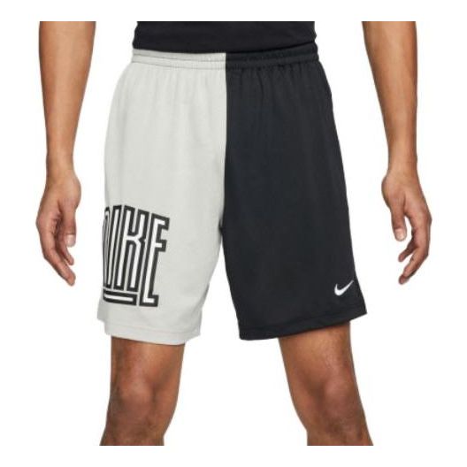 Image of Nike Dri-FIT Basketball Shorts 'Grey White Black' DH7164-052