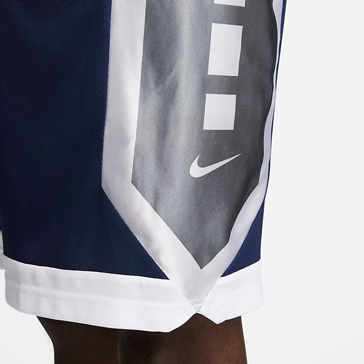 Image of Nike Dri-fit Elite Basketball Shorts 'Midnight Navy White' DH7142-411
