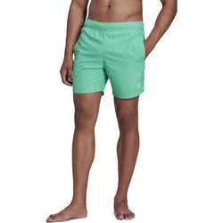 Image of Adidas Essentials Swim Shorts 'Hi-Res Green' HE9422