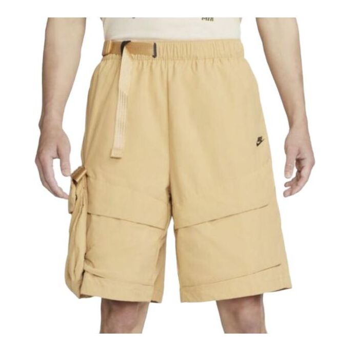 Image of Nike Sportswear Tech Pack Woven Unlined Cargo Shorts 'Twine' DM5592-737