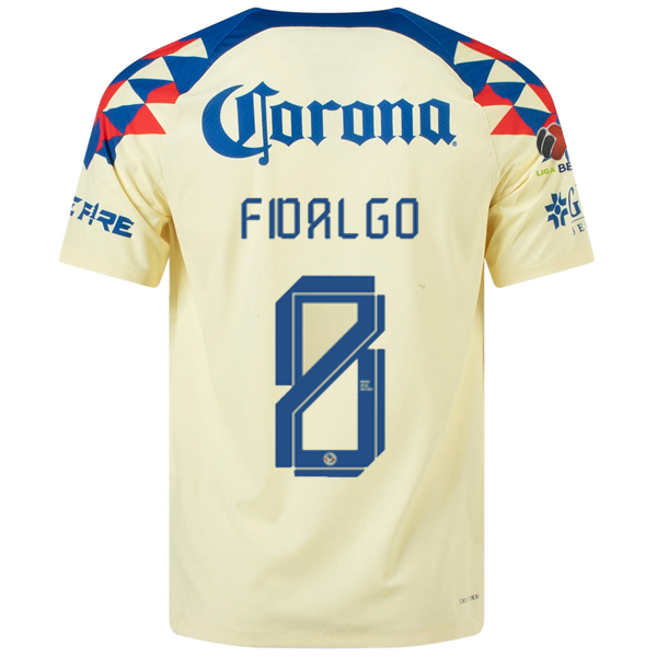 Image of Nike Club America Authentic Alvaro Fidalgo Match Home Jersey w/ Liga MX Patch 23