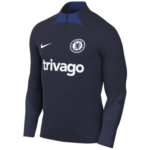 Nike Chelsea Strike Drill Long Sleeve Top (College Navy/Rush Blue)