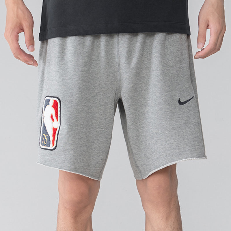 Image of Nike NBA Team 31 Courtside Casual Breathable Basketball Sports Shorts light grey