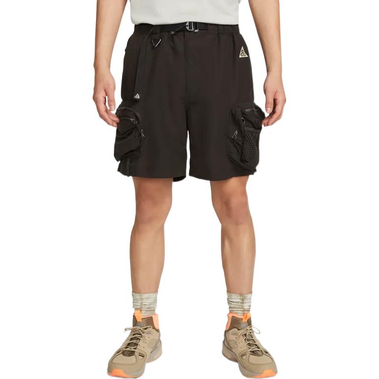 Men's Nike ACG Snowgrass Pocket Detail Cargo Shorts Black DN3946-220