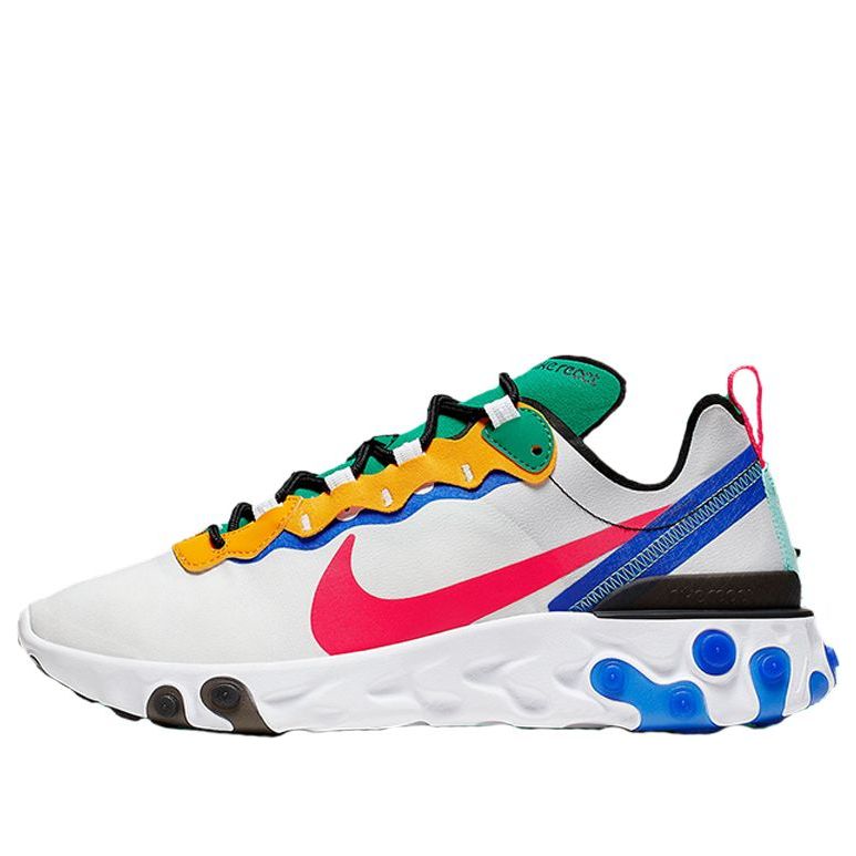 Image of Nike React Element 55 'White Gold Blue Green' CK2955-161