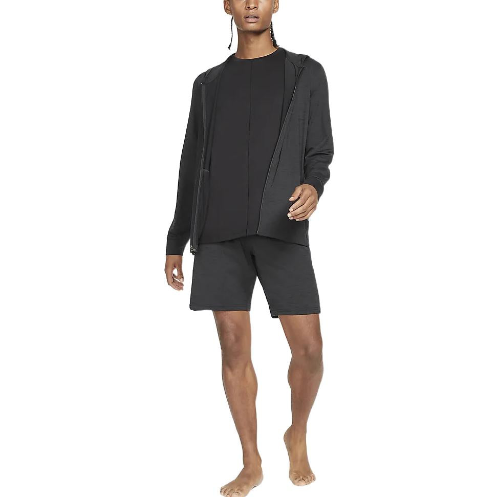 Image of Men's Nike Solid Color Minimalistic Version Breathable Shorts Black CZ2211-010