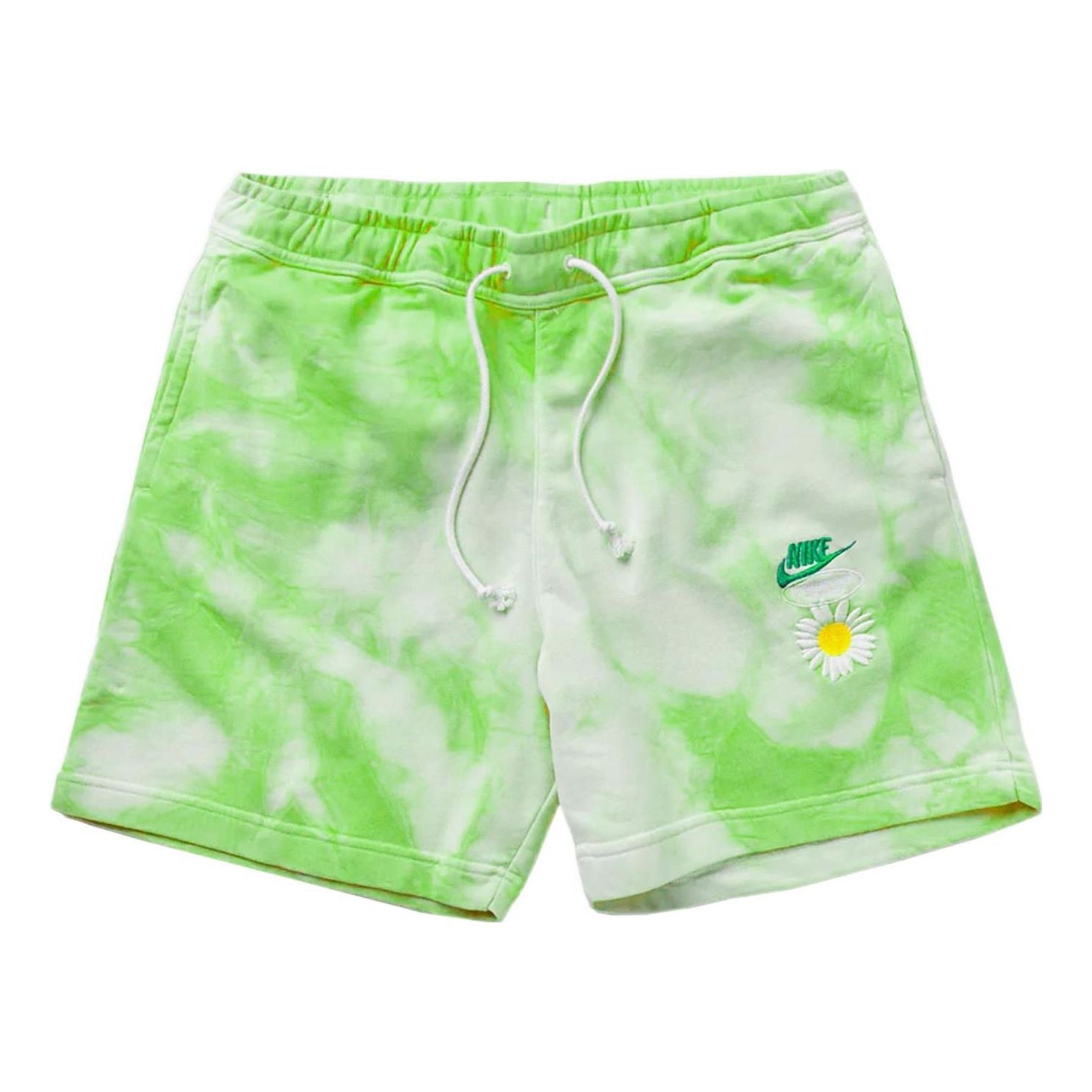 Image of Nike Sportswear French Terry Shorts 'Floral Green' DM5016-332
