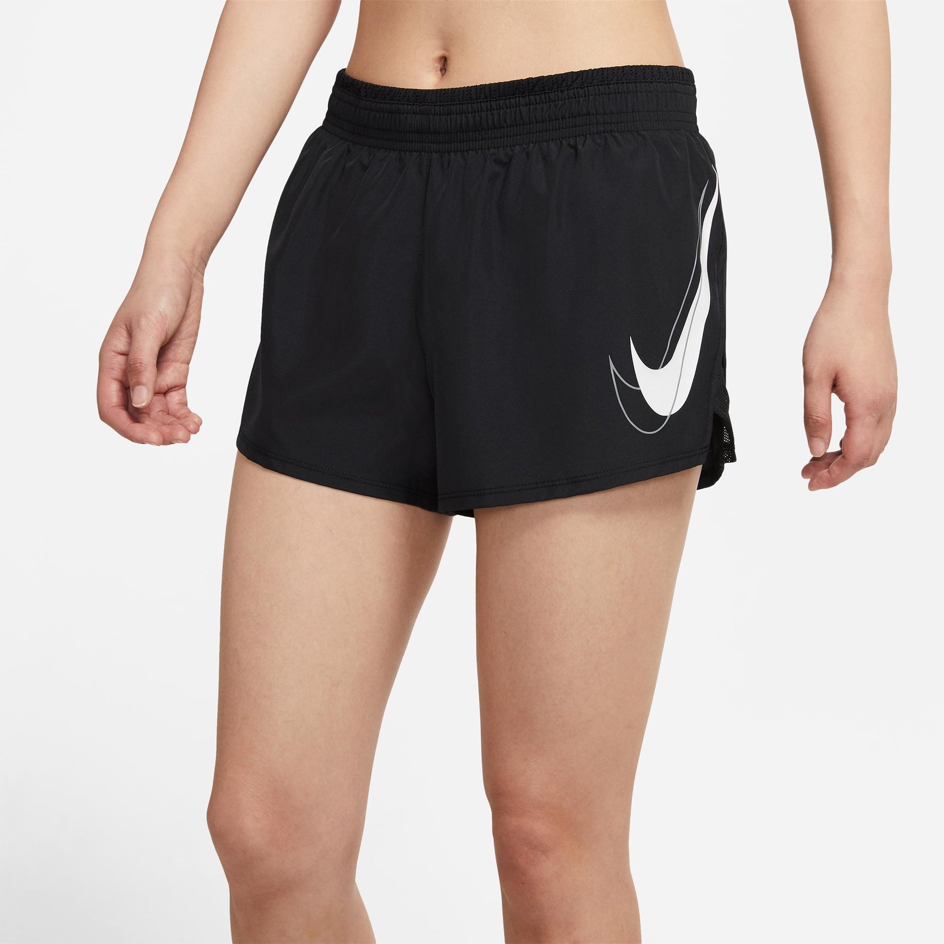 (WMNS) Nike AS W NK DF SWSH Run Short 'Black' DD4924-010