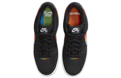 Image of Polaroid x Nike SB Skateboard Dunk Low 'Black White Red' DH7722-001