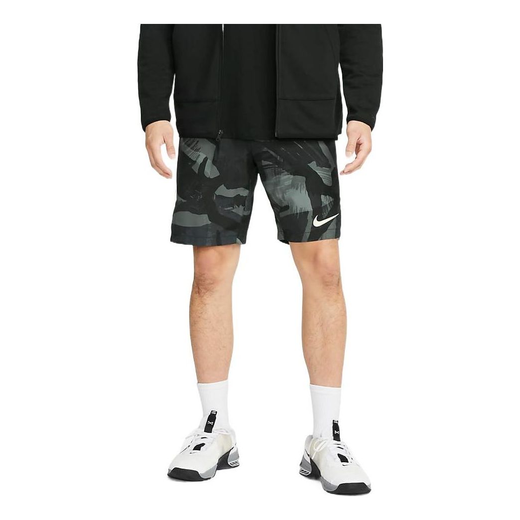 Image of Men's Nike Woven Camouflage Gym Camouflage Straight Shorts DQ4798-010