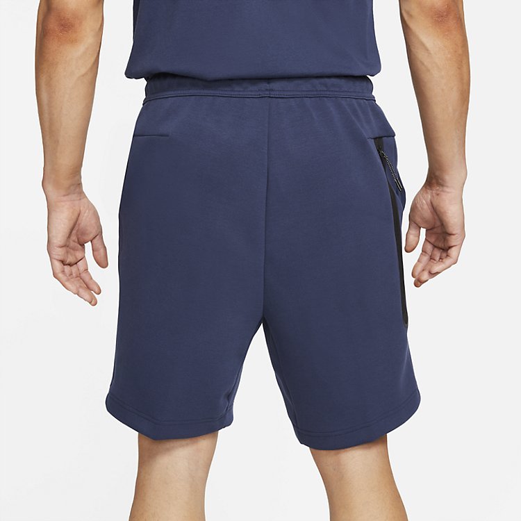 Image of Nike Tech Fleece Shorts 'Midnight Navy' CU4503-410