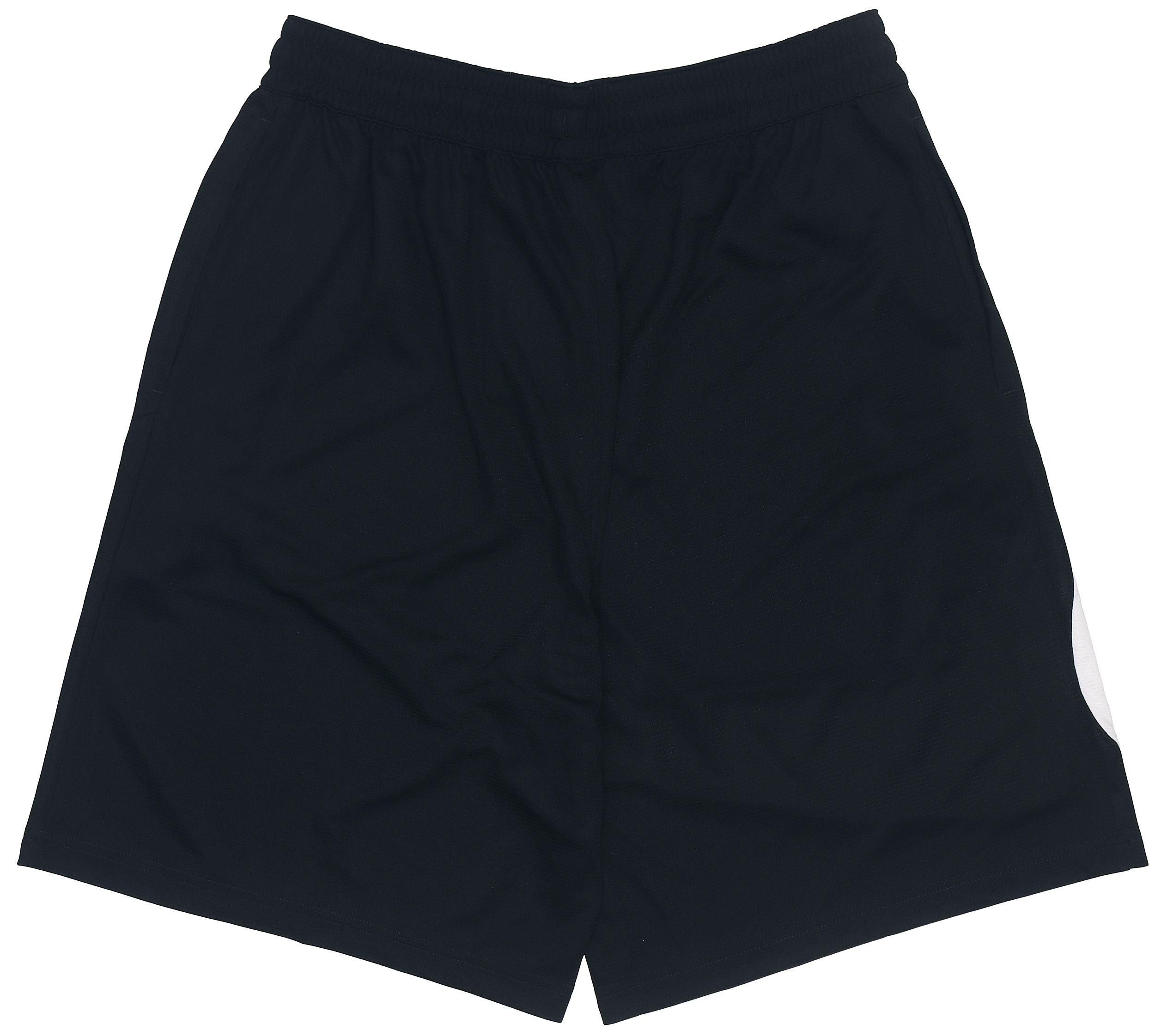 Image of Men's Nike Colorblock Large Logo Printing Casual Shorts Black DQ1169-010