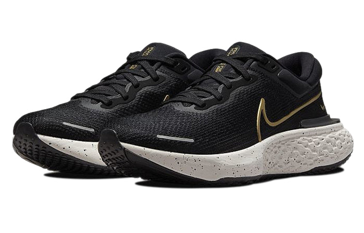 Image of Nike ZoomX Invincible Run Flyknit 'Black Metallic Gold' CT2228-004