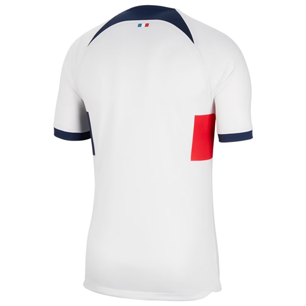Image of Nike Paris Saint-Germain Auswärtstrikot 23/24 (Weiß/Mitternachtsmarine)