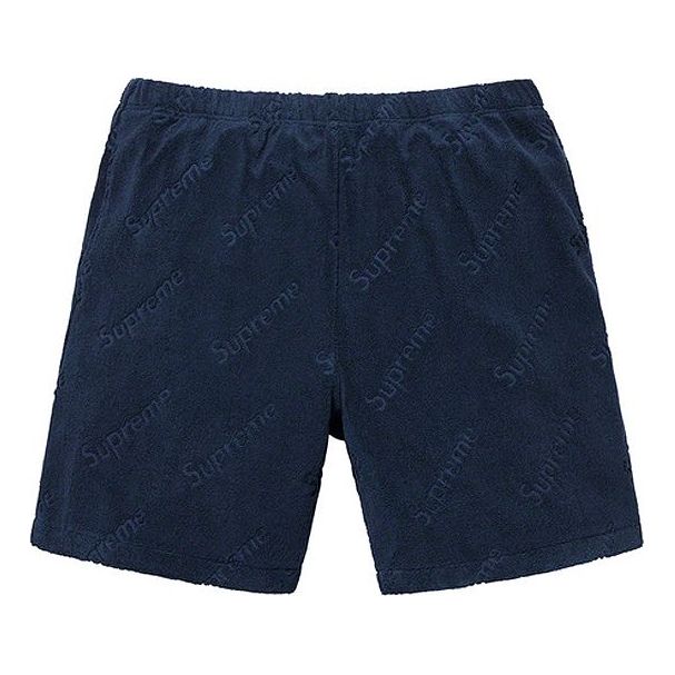 Image of Supreme SS19 Terry Jacquard Logo Short logo SUP-SS19-10446