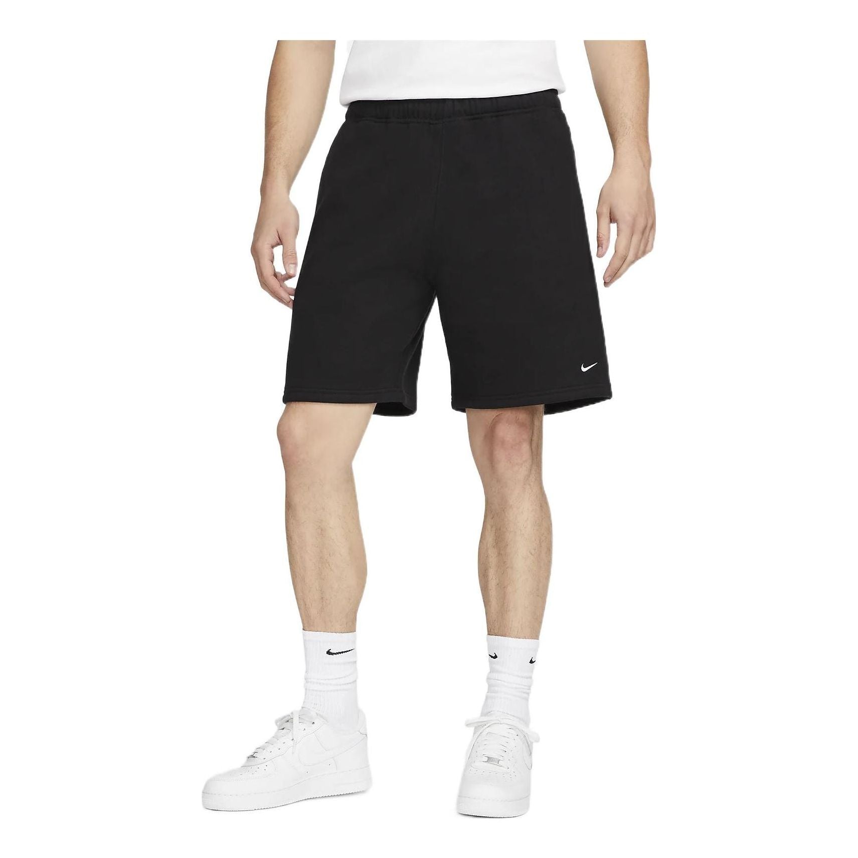 Image of Nike Solo Swoosh Fleece Shorts DV3055-010