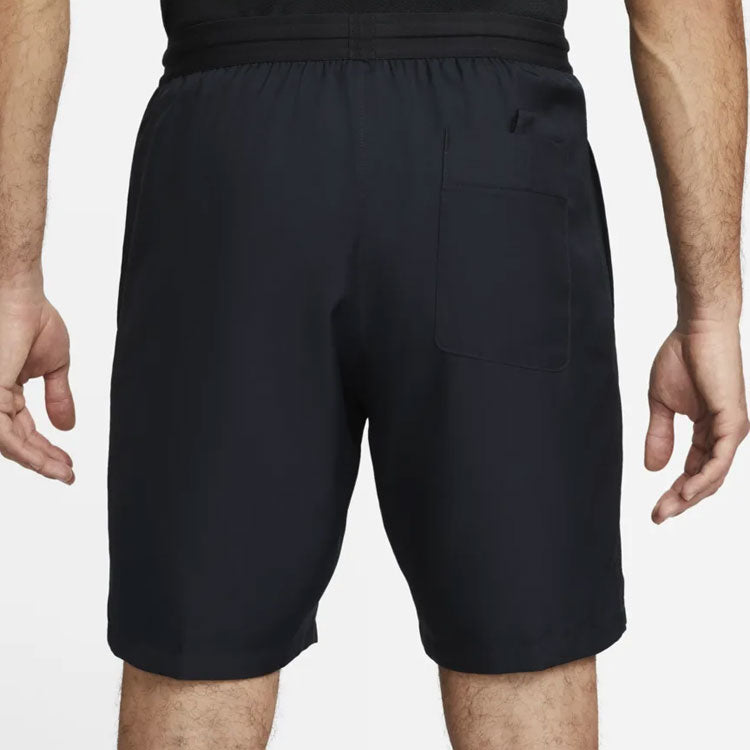 Image of Nike Solid Color Elastic Waistband Logo Soccer/Football Shorts Black AA0737-010
