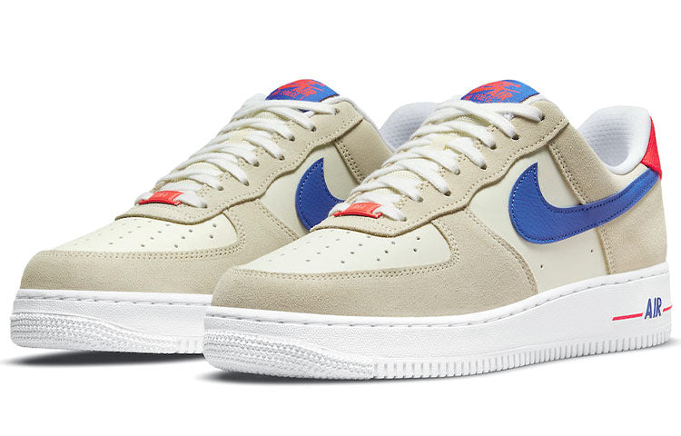 Image of Nike Air Force 1 '07 LV8 'Coconut Milk Hyper Royal' DM8314-100